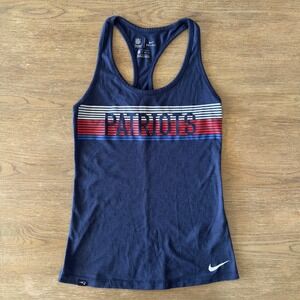 NIKE Dri-fit Women's New England Patriots-NFL Team Apparel Racerback Tank Top-XS